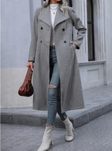 Woolen Fashion Casual Long Coat