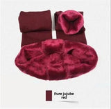 Fleece-Lined One-Piece Pants Thickened Leggings mutualdropshopping