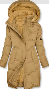 Women'S Fur Collar Pocket Coat