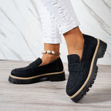Women's casual British style shoes