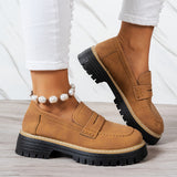 Women's casual British style shoes