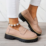 Women's casual British style shoes