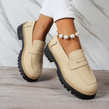 Women's casual British style shoes