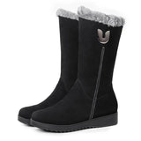 Thick Fleece-Lined Snow Boots
