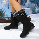Thick Fleece-Lined Snow Boots